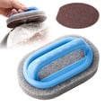 thumbnail image 2 of Extra Large Thick Sponge Cleaning Brush with Handle, Multi‑Functional Household Scrub Brush, Heavy‑Duty Scrubber for Bathroom Shower Tile, Kitchen Stove Pot, Sink Daily Deep Cleaning, 2 of 5