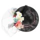 thumbnail image 5 of Diadema de cabellero Nupcial Sombrero con Plumas Flores de Cabello Vintaje Accesorios para de Té Cerimonia Noche Negro Salvador Accesorio para el cabello de las mujeres, 5 of 10