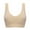 Beige, variant on Women's Workout Seamless Sleep Bras, Plus Size Thin Soft Comfy Daily Bras, Seamless Leisure Bras for Women, A to D Cup