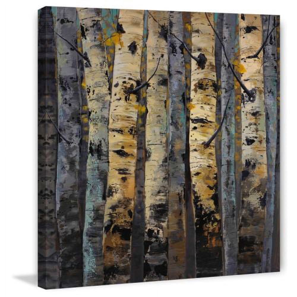 "Gold Infusion II" Painting Print on Wrapped Canvas
