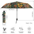 thumbnail image 3 of FORMRS Travel Umbrella Folding Auto Open Close Windproof Rain UV Protection, Forest Mushroom, 3 of 8