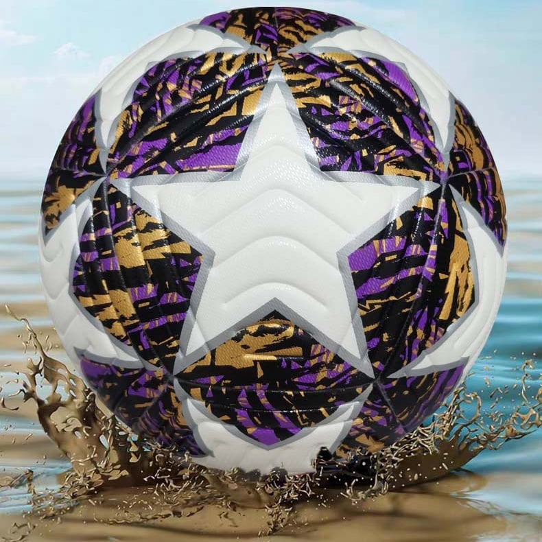 Premium Europe Cup Themed Size 5 Soccer Balls - Diverse Vibrant Colors, Ideal for Adult & Youth Players, Durable Construction for All - Weather Play