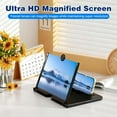 thumbnail image 2 of Screen Magnifier Version,3D HD Mobile Phone Magnifier Screen for Movies,Videos and Gaming,Foldable Screens Amplifier Stand,Compatible with All Smartphones (14 inch), 2 of 8