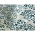 thumbnail image 4 of Ambesonne Winter Quilted Bedspread Set 3 Pcs, Mandala Style, King Size, Teal Cream, 4 of 5