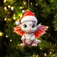 thumbnail image 1 of 1pc Christmas Acrylic Cute Baby Hanging Decorations for Tree Crafts and Festive Ornamentation, 1 of 6