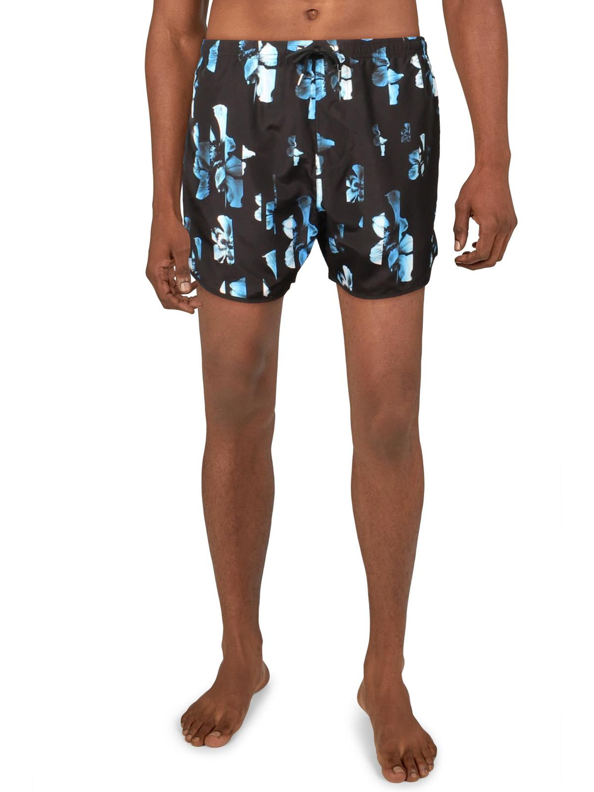 Mens Clothing Beachwear Swim trunks and swim shorts Neil Barrett Synthetic Swim Trunks in Black for Men 
