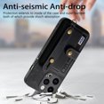 thumbnail image 2 of For Iphone 15 Plus Retro Cross Wristband Wallet Leather Back Phone Case(Black),iPhone 13 Pro, 2 of 8