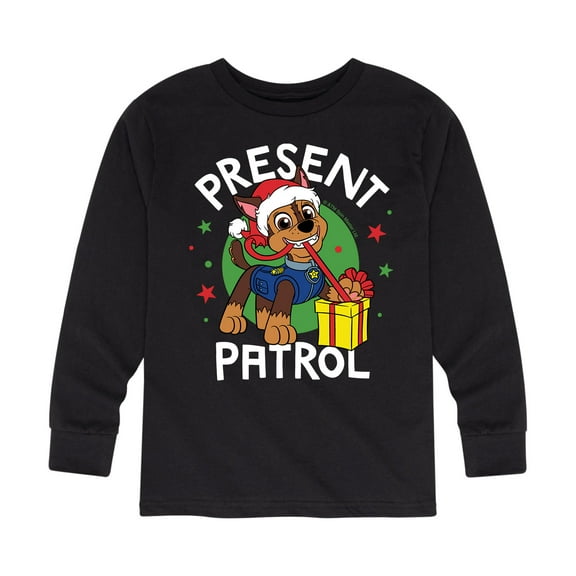 Paw Patrol - Present Patrol - Toddler And Youth Long Sleeve Graphic T-Shirt