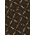 thumbnail image 1 of Ahgly Company Indoor Rectangle Patterned Red Dirt Brown Area Rugs, 7' x 10', 1 of 6