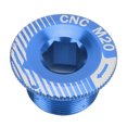 thumbnail image 1 of Tornillos de brazo de manivela de bicicleta aleación de aluminio M20 tornillo de fijación de manivela pernos de brazo de bielas de bicicleta M20 azul, 1 of 10