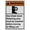 Warning Sign 4, variant on Industrial Caution Sign Forklift Sign (Use a forklift or electric pallet jack to lift tank) 8 in" x 12 in" UV Resistant Indoor Outdoor Workplace Industrial Caution Danger Warning SIgn