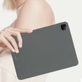 thumbnail image 4 of for iPad Pro 11 2022/2021/2020 Frosted Case, Slim Fit Lightweight Design Matte TPU Rubber Soft Skin Silicone Shockproof Protective Back Case Cover for iPad Pro 11 2022/2021/2020 - Gray, 4 of 8