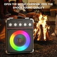thumbnail image 4 of JAUYXIAN Karaoke Machine, Portable Bluetooth Speaker with 2 Microphones, Karaoke Party Speaker, TX05, 4 of 14