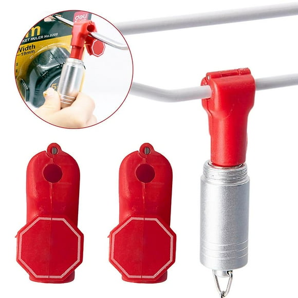 Peg Hook Lock Stop Lock Plastic Red Stop Lock Anti-theft Lock Retail Pin Safety Display Hook Lock