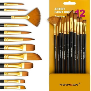 Transon 10pcs Fine Detail Miniature Art Painting Brush Set