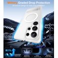 thumbnail image 5 of Magnetic Galaxy S26 Ultra Matte Case, Military-Grade Anti-Drop Non-Slip Cover with Built-In Kickstand,Clear Matte, 5 of 7