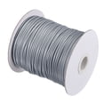 thumbnail image 1 of Unique Bargains Beading Thread Bracelet Weave Bead Craft Cord 2mm 78M/Roll (85-Yards) Decorative String, Silver Tone, 1 of 7