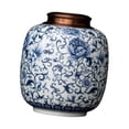thumbnail image 1 of Tarro de té, caja de té, porcelana decorativa, mesa, bote de té de porcelana creativo Azul y blanco, 1 of 9