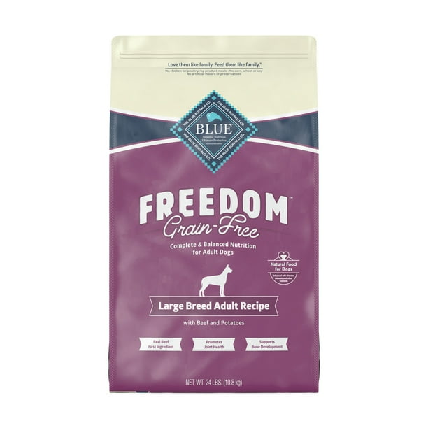 Blue Buffalo Freedom Large Breed Beef Dry Dog Food for Adult Dogs