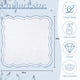 thumbnail image 5 of 6 Set Cloth Napkins Scalloped Embroidery Cloth Napkins Washable Polyester Table Dinner for Hotel Restaurant Weddings Events Parties (blue), 5 of 5