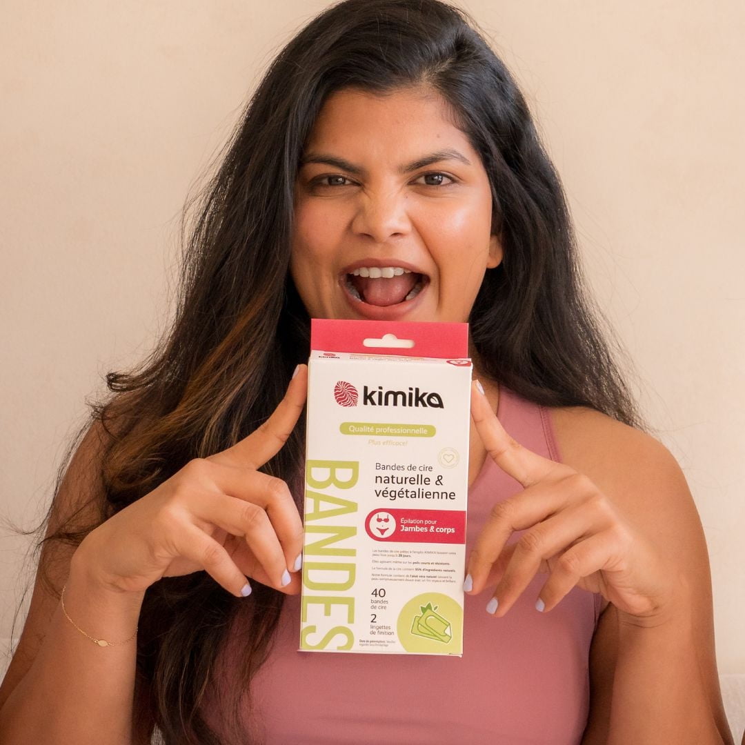 Kimika Beauty Pro Natural Vegan Hair Removal Wax Strips