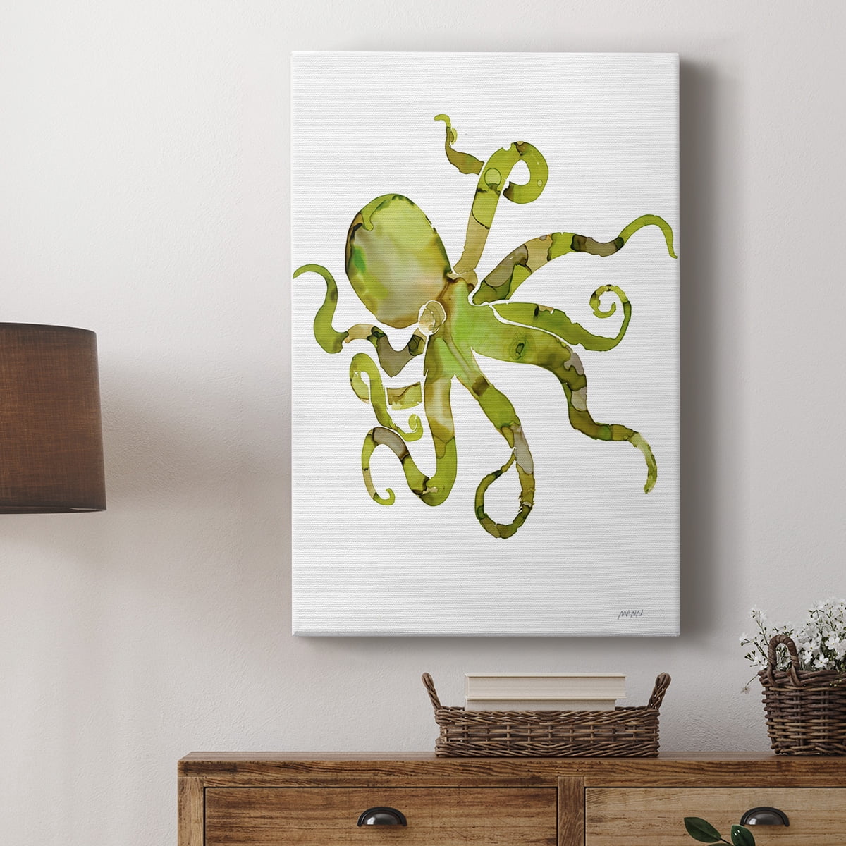 Octopus Premium Gallery Wrapped Canvas - Ready to Hang