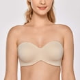 thumbnail image 3 of Sostén DELMIRA Sin Tirantes con Aros Minimizer Talla Grande 38C Beige, 3 of 4