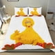 thumbnail image 1 of Big Bird Conjunto de sábanas temático, trío de piezas, cómodo y amigable con la piel, diseño único, regalo de decoración para el hogar para familiares, amigos y fans,140X210cm, 1 of 6