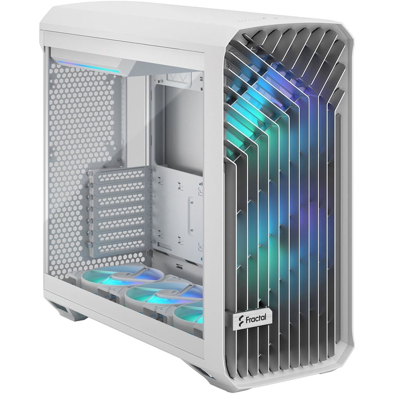 Fractal Design Torrent White TG フルタワー Fractal Design Torrent RGB White E-ATX Computer Case, Tempered