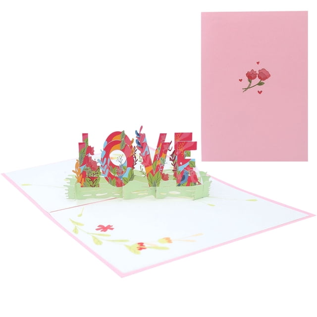 Ramiter Handmade Valentine's PopUp Card Handmade 3D Popup PopUp Valentine's Day Cards Card 3D
