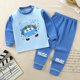 thumbnail image 1 of Conjunto de ropa interior para niños, pijama de algodón para niño de algodón para niñas, ropa de bebé Otoño, ropa para el hogar, ropa de dormir larga, 1 of 4