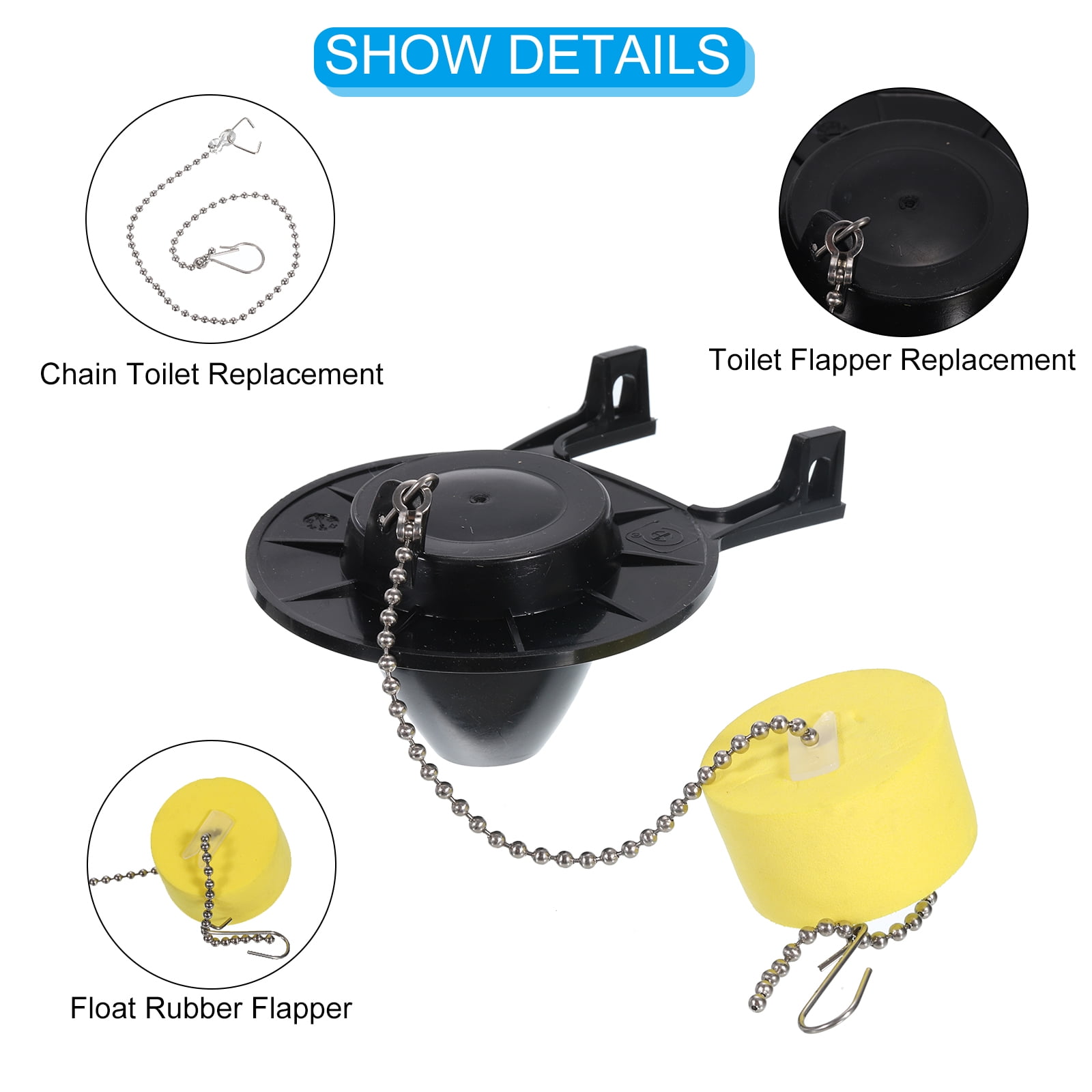 Rubber flapper discount