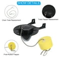 thumbnail image 4 of Unique Bargains 1pack Toilet Flapper Replacement with Chain and Float Rubber Flapper for 2-Inch Flush Valves, 4 of 7