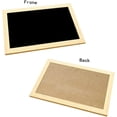 thumbnail image 3 of Hanging Blackboard Sign 30x20cm Chalkboard Wall Decor with Dry Erase Marker 1, 3 of 5
