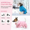 thumbnail image 2 of UOSIA Dog Coat, Waterproof Dog Jacket, Fullbody Dogs Winter Coat, Puppy Puffer Jacket, 2 of 7