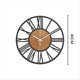thumbnail image 2 of Reloj de Pared para Decoración de Sala de Estar, Relojes de Madera Silenciosos de 16 Pulgadas Que No Hacen Tictac para Comedor, Reloj de Dormitorio, Decoración de Pared, 2 of 5