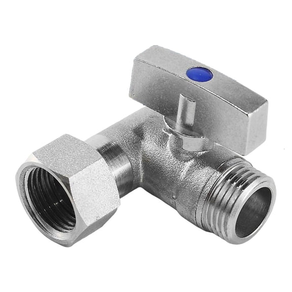 Ciwanning General Stop Valves 1/2inch Thread Water Splitter Valves Upgrades for Connecting Bidet Toilet & Dishwasher Systems