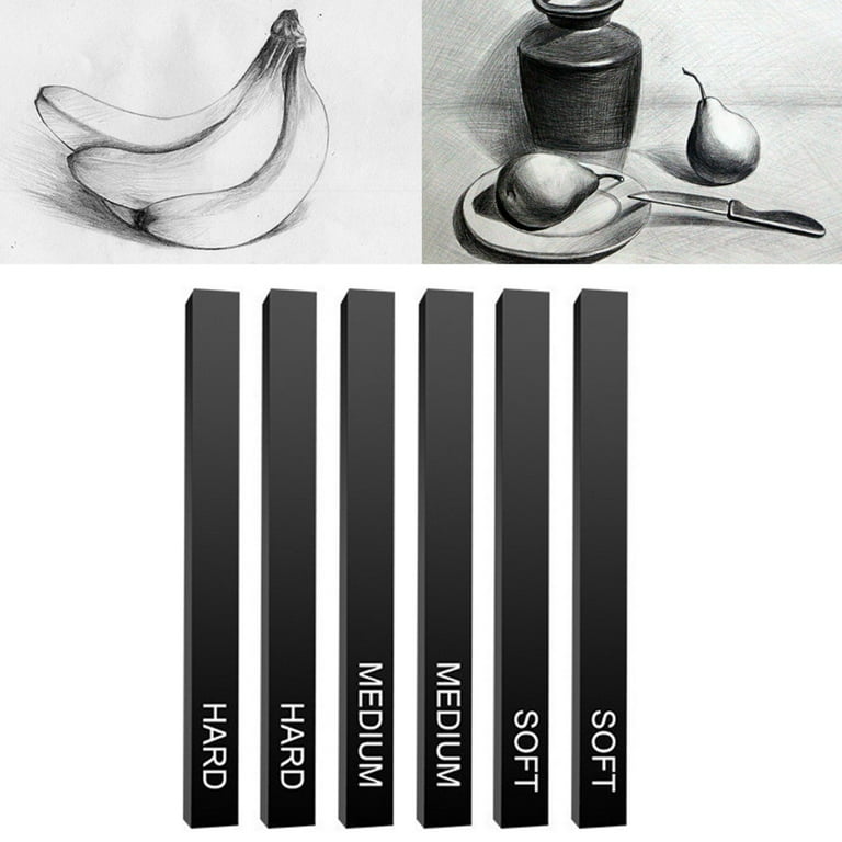 6Pcs artist charcoal sticks charcoal sticks for drawing Artist Shading