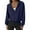 Navy, variant on Womens Tops Casual Women's Solid Sweatshirt Women's Zip Up Hoodless Sweatshirt Casual Long Sleeve Pullover For Spring Fall Daily Wear With Jeans Comfortable Lightweight Soft Pure Color