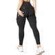 thumbnail image 1 of Gibobby Leggings de yoga para mujer Pantalones de pierna sólidos con cintura ancha básica de yoga(Negro,M), 1 of 5