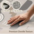 thumbnail image 6 of ODIKA 2'x3' Gray Geometric Art Design Washable Accent Rug Modern Abstract Shapes with Retro Flair Pet Friendly, Bedside Mat for Bedroom, Nursery, RV, 6 of 7