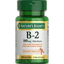 Nature's Bounty Vitamin B-2 100 mg, 100 Ct