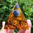 thumbnail image 4 of Pirámide de orgonita torre de cristal amatista piedra Natural Feng Shui Likrtyny curación Reiki generador de chakras orgonita pirámide herramienta de meditación, 4 of 8
