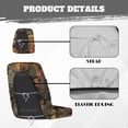 thumbnail image 6 of XYZCANDO Green Camo Forest Seat Cover for UTV Water-Resistant Rhino Bucket Seats Cover with Headrest Cover Breathable UTV Seat Covers Accessory Part for Rhino 450 660 700, 6 of 7