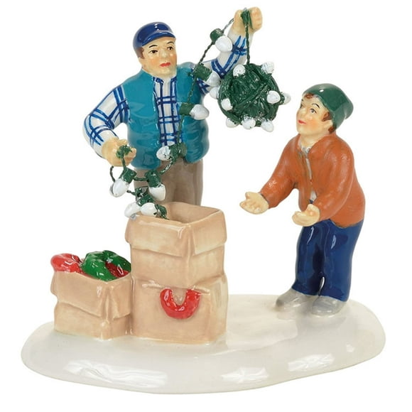 HLONK Resin The Griswold Vacation House Statue Mini Christmas Snow Village Ornaments