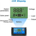 thumbnail image 3 of Regulador de panel de controlador de cargador solar MPPT de 12 V-24 V con pantalla LCD digital USB, 3 of 5