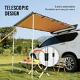 thumbnail image 4 of KFFKFF Vehicle Awning 6.6' x 8.2' Shade Coverage Car Side Awning PU3000 mm UV50+, 4 of 9