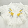 thumbnail image 6 of Amidoa Girls 2 Piece Outfits Summer Clothes Soft Short Sleeve T Shirts and Casual Shorts Kids Clothing Sets Yellow Size 6, 6 of 9