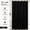 Black, variant on Short Fabric Shower Curtain Liner 72x60 inches, Machine Washable, Hotel Quality, White Bathroom Curtain with Grommets