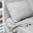 thumbnail image 3 of Chambray 3-Piece Gray Twin Sheet Set, 3 of 3